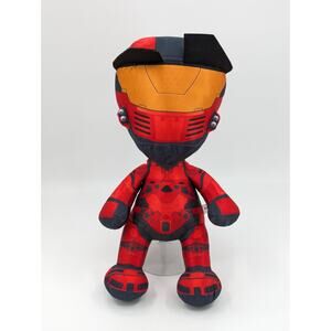 Bandai 2018 Toy Factory HALO Red Spartan Plush 21" - 22" Stuffed Collectible
